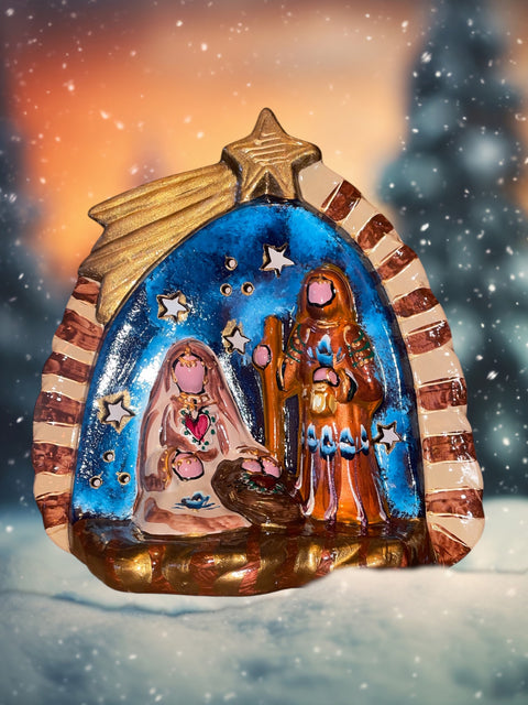 Kerststal heilige familie