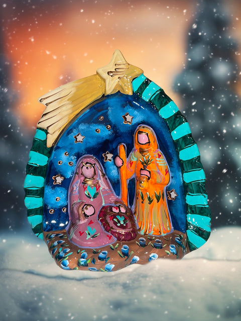 Kerststal heilige familie