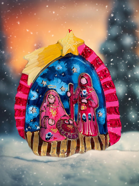 Kerststal heilige familie