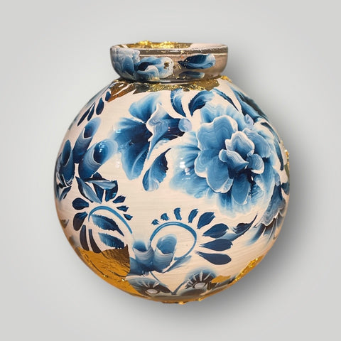 klein huisje | Delft Blauw koolmeesje |