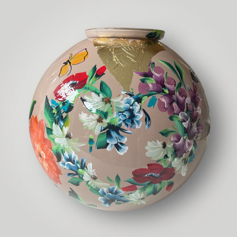 groot huisje | Licht kasmir vlinder geboortebloemen |