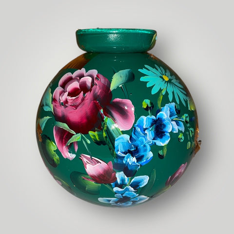 klein huisje | Groen bloemen |