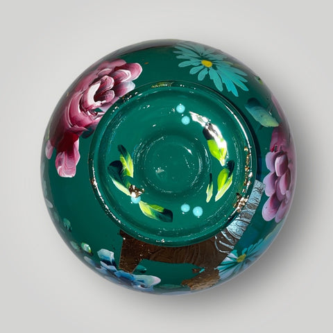 klein huisje | Groen bloemen |