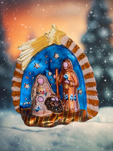 Kerststal heilige familie