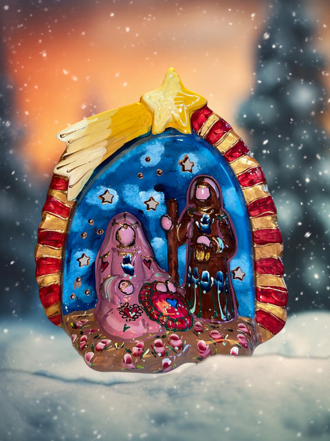 Kerststal heilige familie