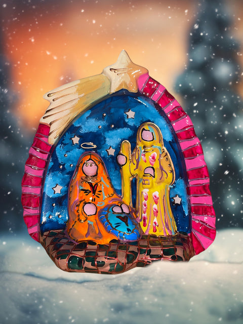 Kerststal heilige familie