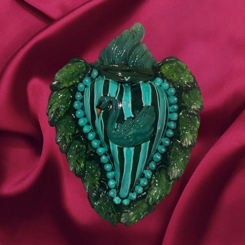 Swan ornament valentine