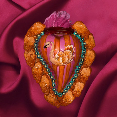 Swan ornament valentine