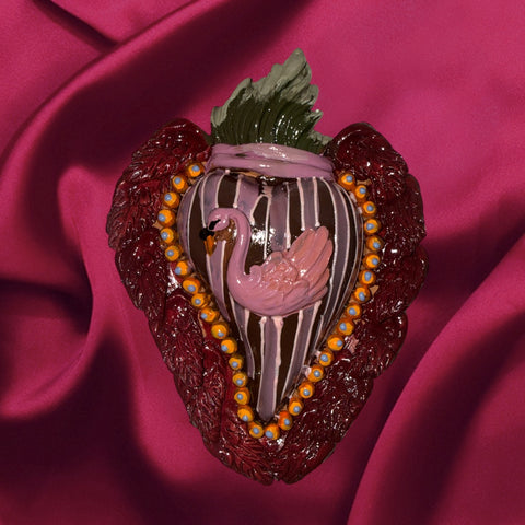 Swan ornament valentine