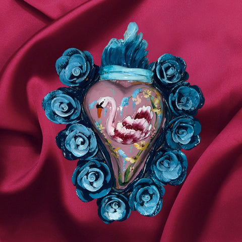 Swan ornament valentine