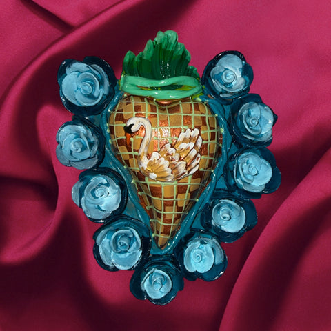 Swan ornament valentine