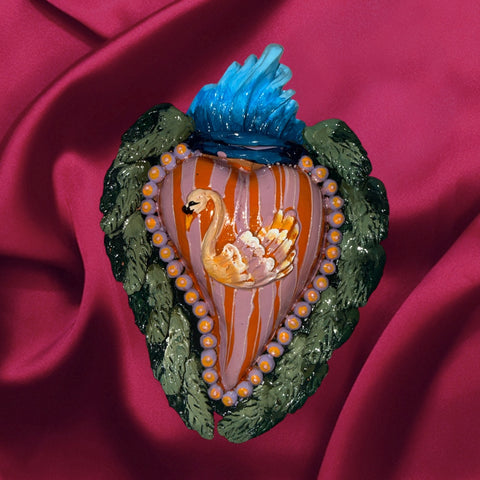 Swan ornament valentine