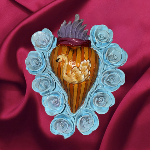 Swan ornament valentine