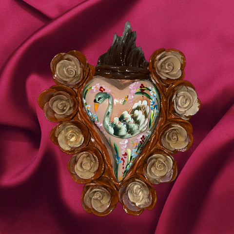 Swan ornament valentine