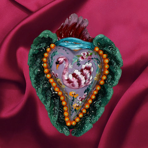 Swan ornament valentine