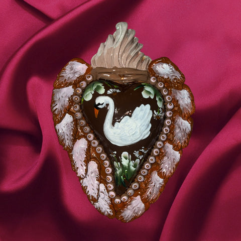 Swan ornament valentine