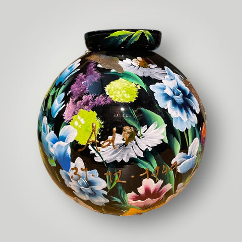 klein huisje | Zwart met rode auto |