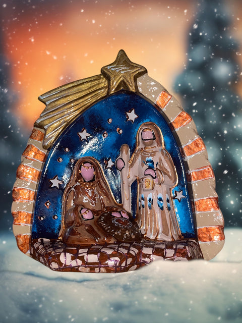 Kerststal heilige familie