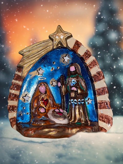 Kerststal heilige familie