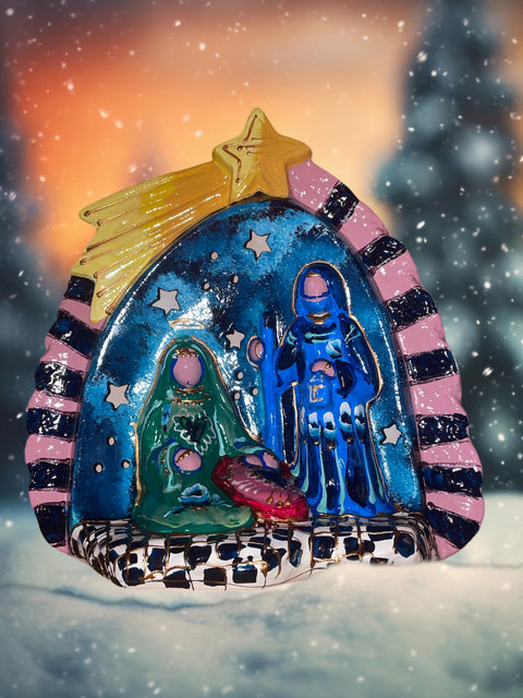 Kerststal heilige familie