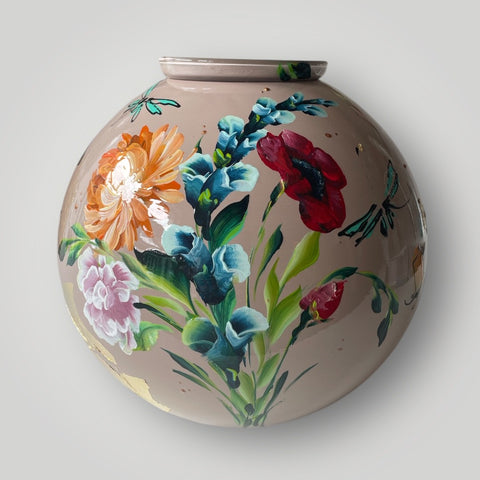 groot huisje |  Licht kasmir vlinder geboortebloemen |