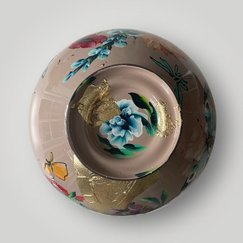 groot huisje |  Licht kasmir vlinder geboortebloemen |