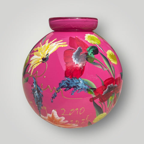 klein huisje | Fuchsia regenboog |