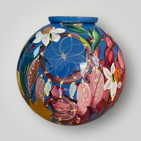 groot huisje |  Blauw symbolen |