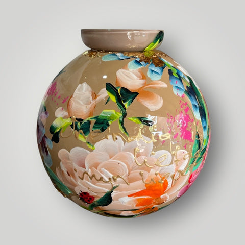 klein huisjes | Licht kasmir lieveheersbeestje en koolmeesje |