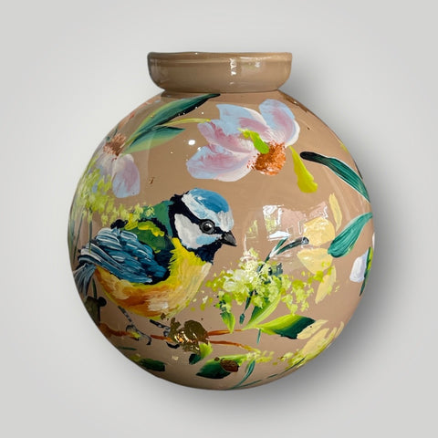 klein huisjes | Licht kasmir lieveheersbeestje en koolmeesje |