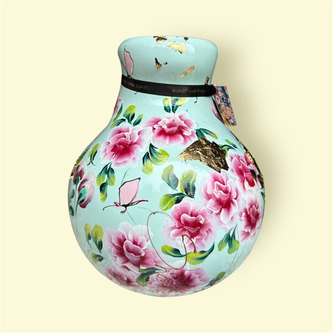 De vaas | Bloemen licht blauw |