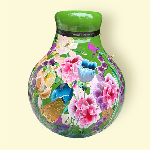 De vaas | Bloemen groen |