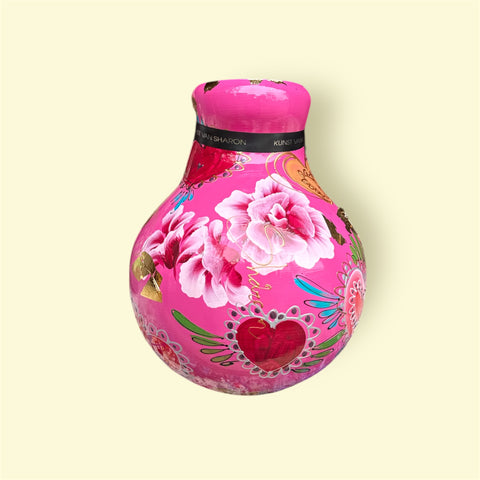 Het vaasje | Harten fuchsia |
