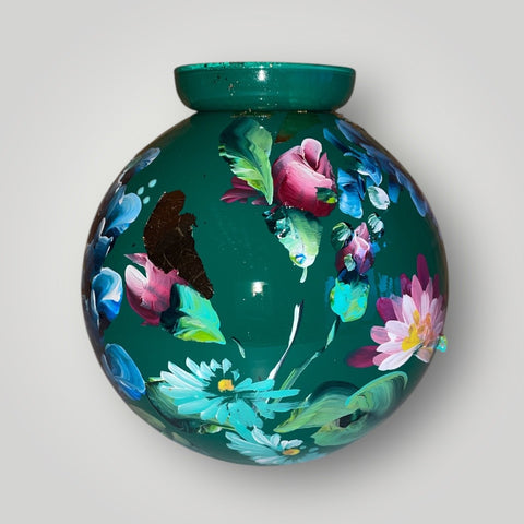 klein huisje | Groen bloemen |