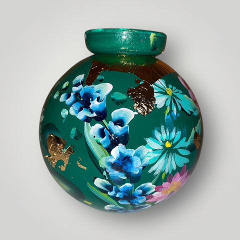 klein huisje | Groen bloemen |