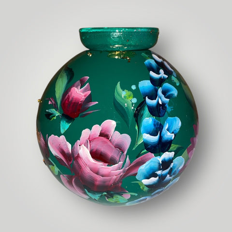 klein huisje | Groen bloemen |