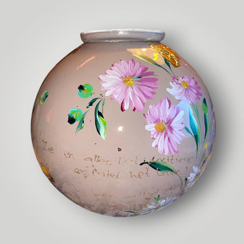 groot huisje | Licht kasmir geboortebloemen |