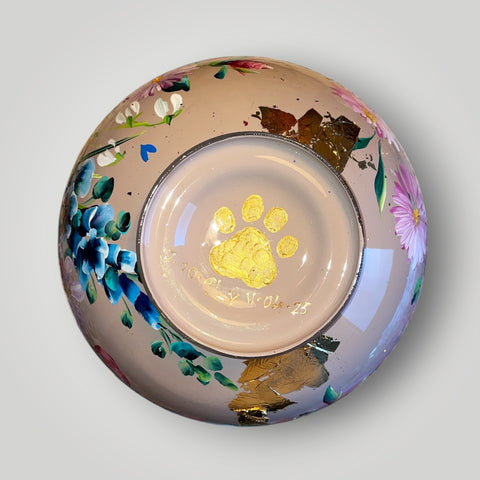 groot huisje | Licht kasmir geboortebloemen |