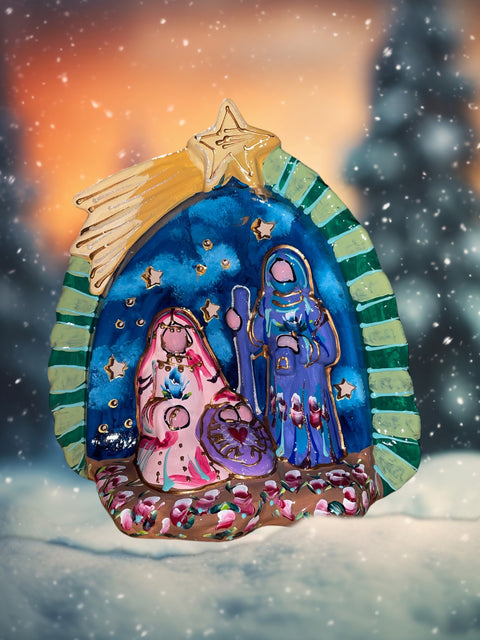 Kerststal heilige familie