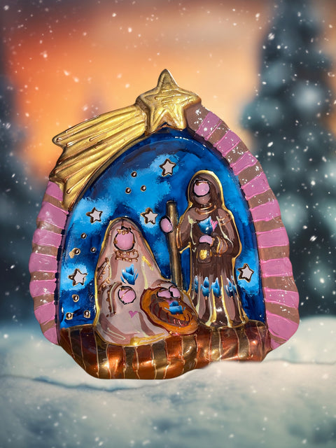 Kerststal heilige familie