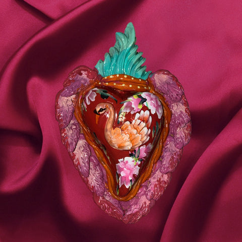 Swan ornament valentine