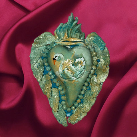 Swan ornament valentine