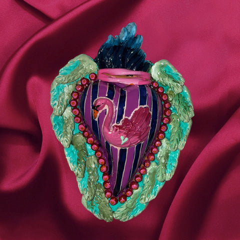 Swan ornament valentine