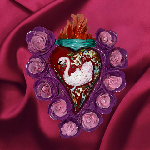 Swan ornament valentine