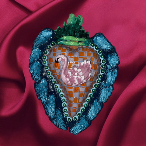 Swan ornament valentine