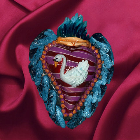 Swan ornament valentine