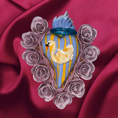 Swan ornament valentine