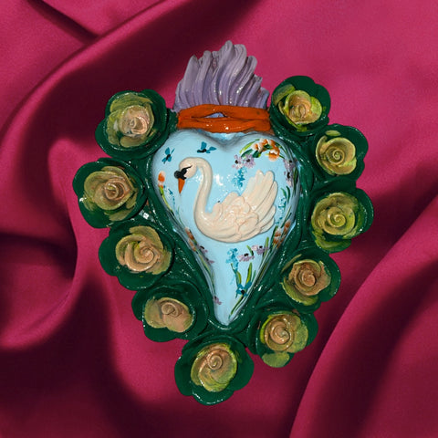 Swan ornament valentine