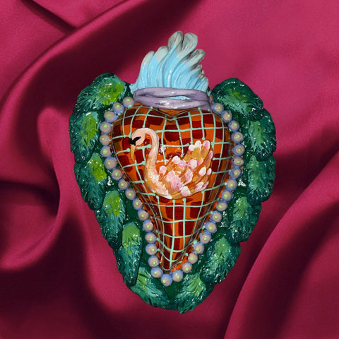 Swan ornament valentine