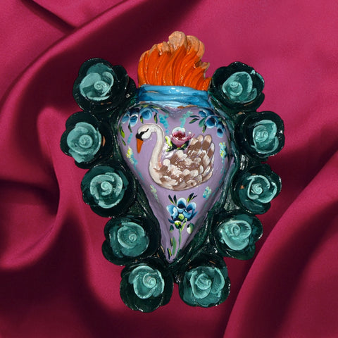 Swan ornament valentine